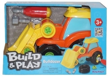 Конструктор Keenway Строй і грай Бульдозер (K11938) - Pampik - 3