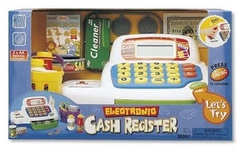 Ігровий набір Keenway Електронний касовий апарат, блакитний (K30261) - Pampik - 2