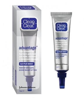 

Гель-аппликатор от прыщей быстрого действия Clean & Clear Advantage Быстрый Эффект, 15 мл