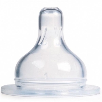 Соска силіконова Canpol Babies EasyStart для пляшечок з широким отвором, 1 шт. (21/724) - Pampik