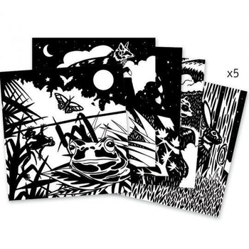 Художественный комплект для рисования Djeco Лес (DJ09623) - Pampik - 3