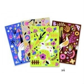 Набор для рисования цветным песком Djeco Чудеса леса (DJ08662) - Pampik - 3