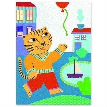 Набор для рисования цветным песком Djeco Прогулка (DJ08660) - Pampik - 2