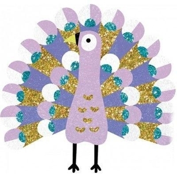 Набор для рисования цветным песком Djeco Ослепительные птицы (DJ08663) - Pampik - 3