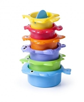 Пірамідка з пасочок Miniland, 6 шт. - Pampik - 3