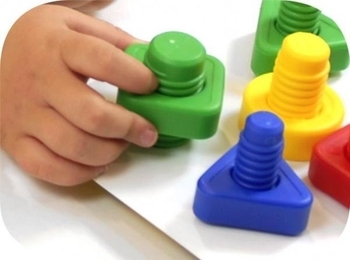 Конструктор Miniland Набір болтів і гайок, 48 деталей (45303) - Pampik - 2