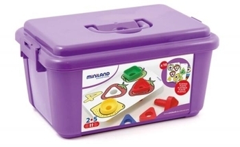 Конструктор Miniland Набор болтов и гаек, 72 детали (31759) - Pampik - 7