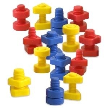 Конструктор Miniland Набор болтов и гаек, 72 детали (31759) - Pampik - 6