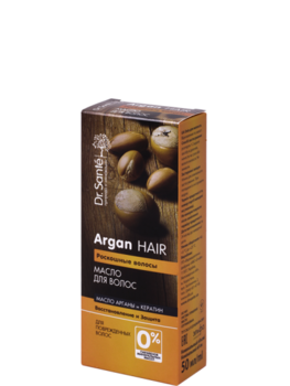 Масло для волос Dr.Sante Argan, 50 мл - Pampik