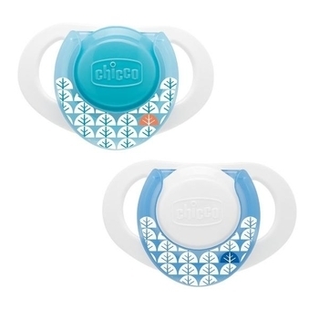 

Пустышка Chicco Physio Compact силиконовая (0-6 мес.), 2 шт. (74830.21)