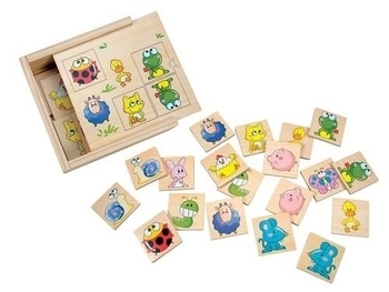 Настільна гра Bino знайди пару тварині (84167) - Pampik