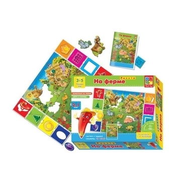 Игра настольная Vladi Toys На ферме (рус.) (VT1603-01) - Pampik - 2