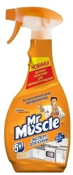 Засіб для кухні Mr Muscle 5 в 1 "Енергія цитруса" з розпилювачем, 550 мл - Pampik
