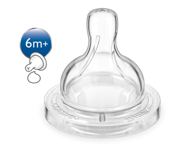 Соска силіконова Philips Avent Anti-colic, з 6 міс., швидкий потік, 2 шт. (SCF636/27) - Pampik