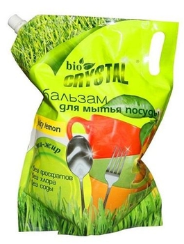Бальзам Bio Crystal для миття посуду Juicy Lemon, 2 л - Pampik