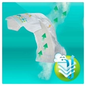 Підгузки Pampers New Baby-Dry 2 (3-6 кг), 94 шт. - Pampik - 6