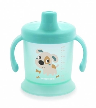 Чашка-непроливайка Canpol Babies Посмішка, 200 мл, бірюзовий (31/300) - Pampik
