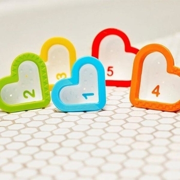 Іграшка для ванної Munchkin Сердечки (12312) - Pampik - 2