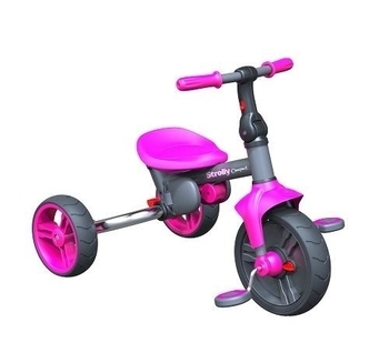 Дитячий велосипед Y Strolly Compact, рожевий - Pampik - 3