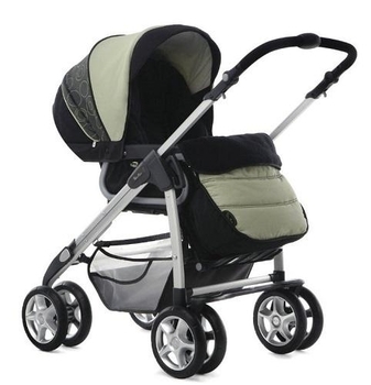 Коляска-трансформер Silver Cross Freeway Pistachio, чорний з зеленим - Pampik - 4