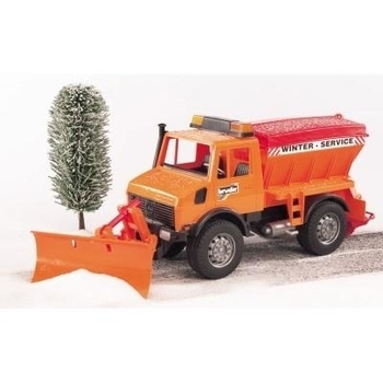 Снегоуборочный автомобиль Bruder Mercedes-Benz Unimog, 47 см (02572) - Pampik - 3