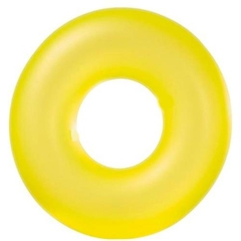 Круг для купания Intex Неоновый, желтый 91 см (59262) - Pampik