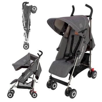 maclaren quest denim charcoal stroller