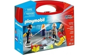 

Конструктор Playmobil Пожарная бригада в кейсе (5651)