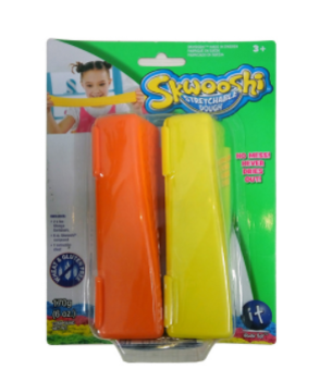 Набір для ліплення Irvin Toys Skwooshi, жовтий з оранжевим (30013) - Pampik