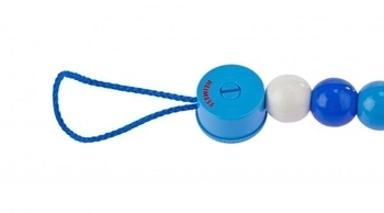 Цепочка для пустышки Heimess Синие бусинки (733900) - Pampik - 4