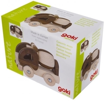 Машинка Goki Бетономішалка, 28 см (55912) - Pampik - 5