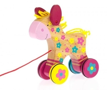 Дерев'яна каталка Goki Коник Susibelle (54944) - Pampik - 2