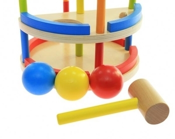 Сортер Goki Трекбол з молотком (53901) - Pampik - 2