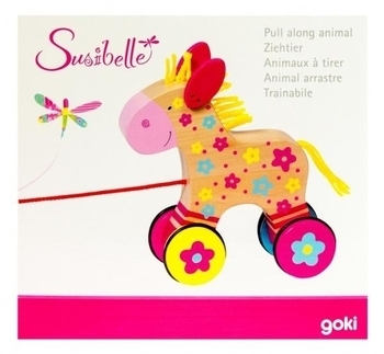 Дерев'яна каталка Goki Коник Susibelle (54944) - Pampik - 4