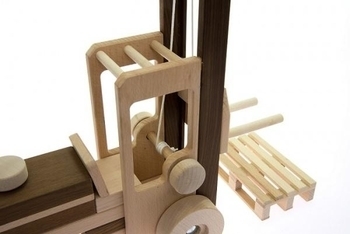 Машинка Goki Автонавантажувач, 37 см (55901) - Pampik - 3