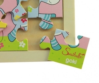 Пазл деревянный Goki Африка, 24 детали (57507) - Pampik - 3