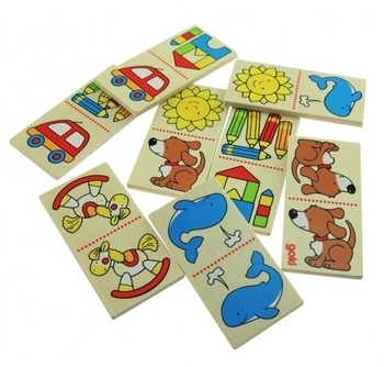 Настільна гра Goki Моє перше доміно, 28 деталей (56696) - Pampik - 2