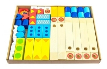 Конструктор Лабиринт Goki Мраморная перспектива, 55 деталей (53828) - Pampik - 4