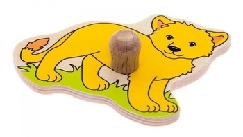 Пазл дерев'яний Goki Африканські тварини (57829) - Pampik - 5