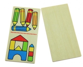 Настільна гра Goki Моє перше доміно, 28 деталей (56696) - Pampik - 3