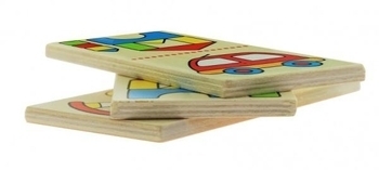 Настільна гра Goki Моє перше доміно, 28 деталей (56696) - Pampik - 4