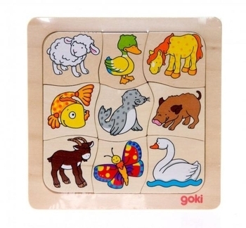 Розвиваюча гра Goki Хто чий (56879) - Pampik