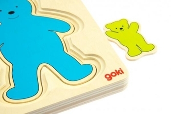 Розвиваюча гра Goki Різнобарвні ведмедики (57884) - Pampik - 3