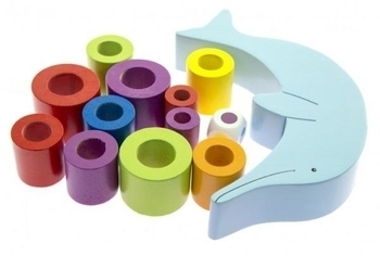 Развивающая игра Goki Балансирующий дельфин (56901) - Pampik