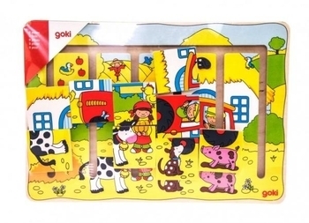 Развивающая игра Goki Наша ферма (57596) - Pampik