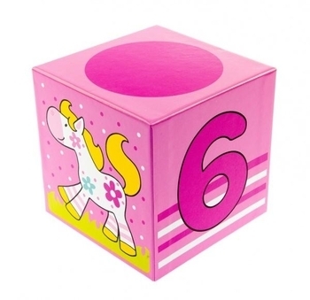 Кубики картонные Goki Учимся считать (58508) - Pampik - 6