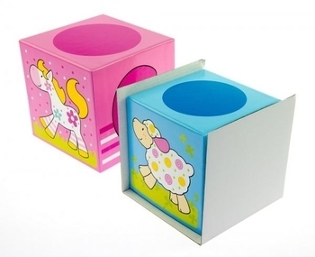 Кубики картонные Goki Учимся считать (58508) - Pampik - 4