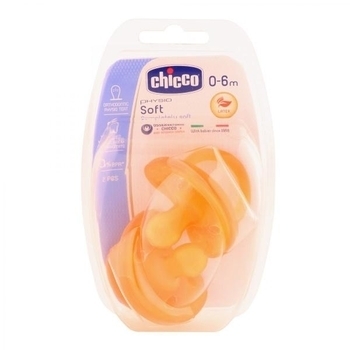 Пустышка Chicco Physio Soft латексная, 2 шт. (73020.31) - Pampik - 5