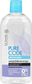 Мицеллярная вода Dr. Sante Pure Cоde для чувствительной и сухой кожи, 500 мл - Pampik