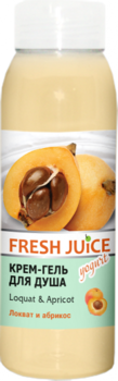 Крем-гель для душу Fresh Juice Локват і Абрикос, 300мл - Pampik